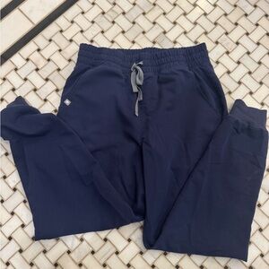 Figs Navy Zamora Jogger Scrub Pants Medium Petite